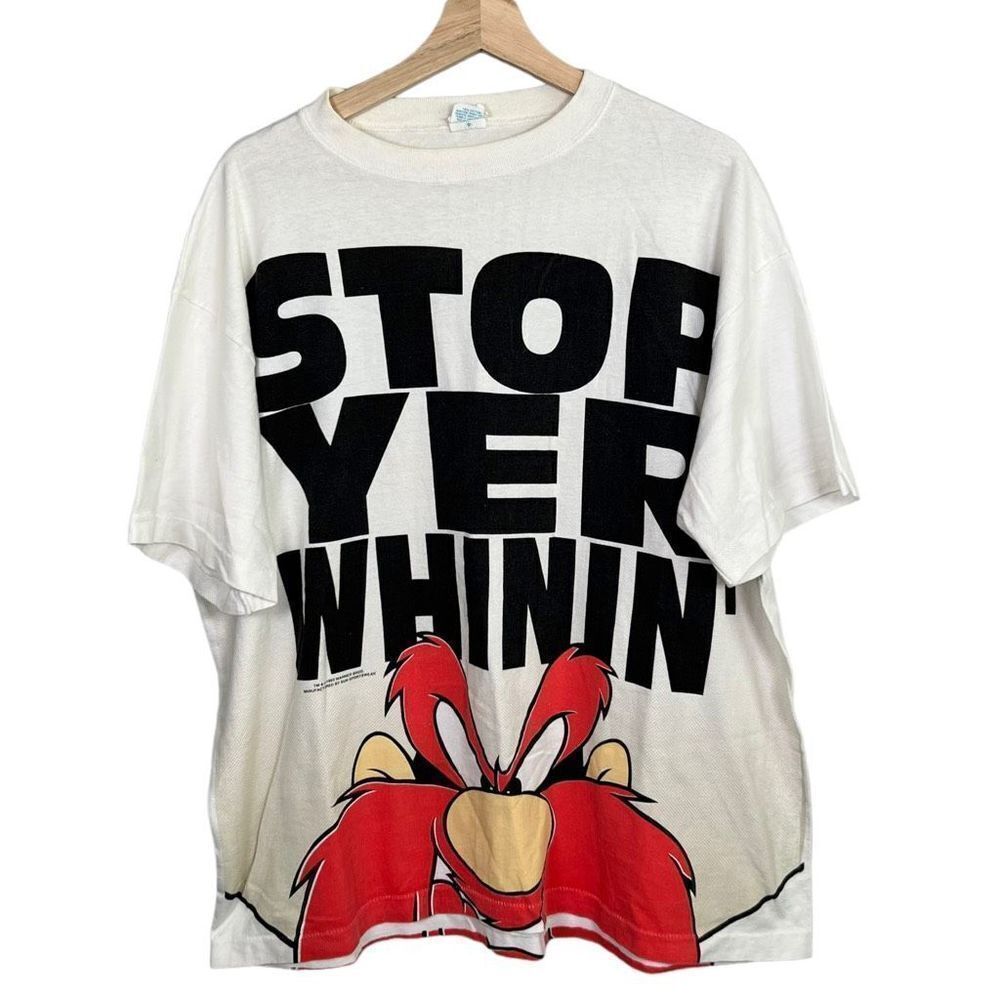 Vintage Looney Tunes Yosemite Sam 1993 All Over Print T-shirt Mens XL